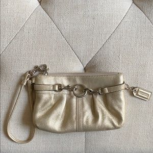 Coach Leather wristlet